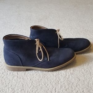 H&M Navy Blue Suede Chukka